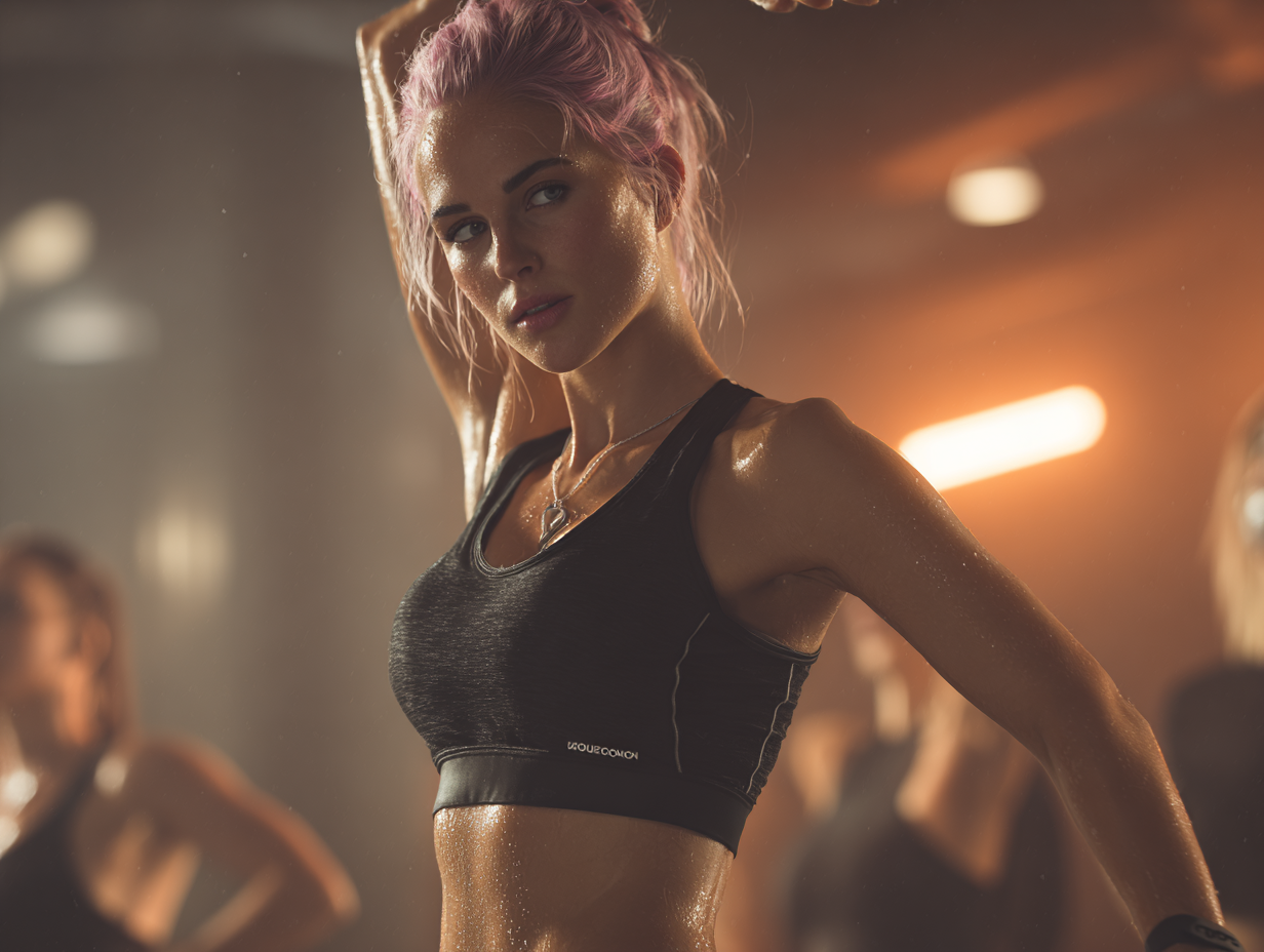 Активни хора в тренировка